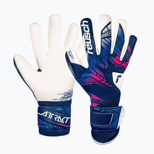 Torwarthandschuhe Reusch Attrakt RE:GRIP blue/pink/white