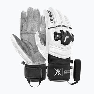 Skihandschuhe Reusch Champ white / black