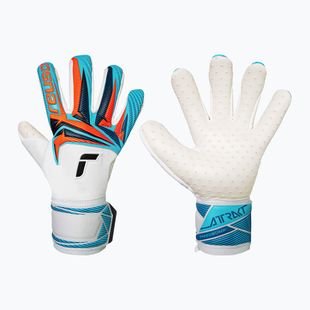 Torwarthandschuhe Reusch Attrakt SpeedBump white/light blue