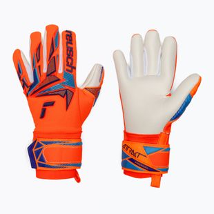 Kinder-Torwarthandschuhe Reusch Attrakt Freegel Advance Junior shocking orange/blue