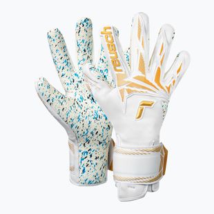 Torwarthandschuhe Reusch Unai World Champion white/gold