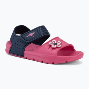 Kinder-Sandalen Kangaroos KangaSwim II daisy pink/dark navy