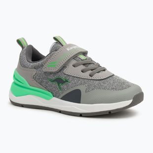 Kinderschuhe KangaROOS KD-Gym EV vapor grey/neon green