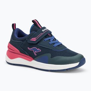 Kinderschuhe KangaROOS KD-Gym EV dark navy/fandango pink