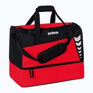 Trainingstasche ERIMA Six Wings Sports Bag With Bottom Compartment 94,5 l red/black