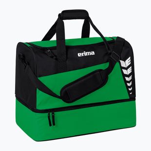Sporttasche ERIMA Six Wings Sports Bag With Bottom Compartment 35 l emerald/black