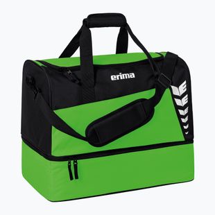Sporttasche ERIMA Six Wings Sports Bag With Bottom Compartment 35 l green/black