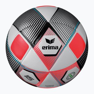 ERIMA Hybrid Match silber/feurig-koralle Fußball Größe 5