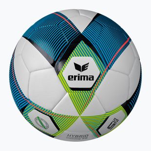 ERIMA Hybrid Training 2.0 Fußball mykonos blau/lime Größe 5