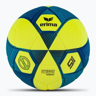 ERIMA Hybrid Indoor gelb/neu königsblau Größe 4 Fußball