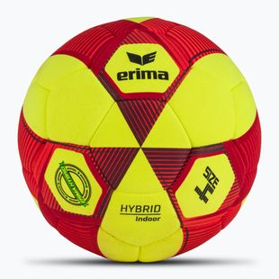 ERIMA Hybrid Indoor Fußball gelb/rot Größe 4