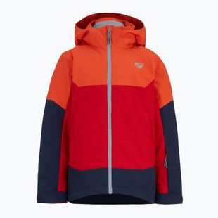 Skijacke Kinder ZIENER Agimo red salsa