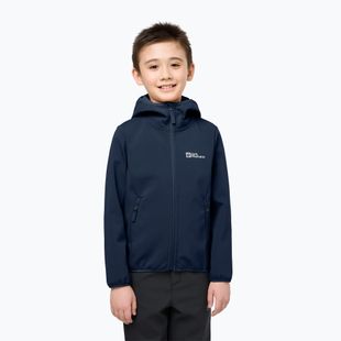Softshell Jacke Kinder Jack Wolfskin Fourwinds night blue