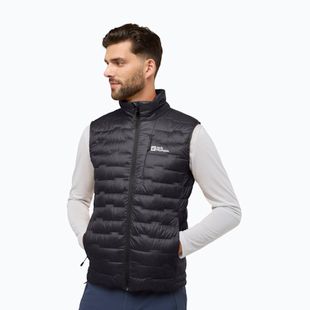 Herren Jack Wolfskin Passamani Down phantom Trekking Jacke ohne Ärmel