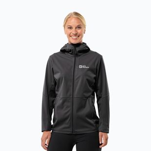 Jack Wolfskin Damen Softshelljacke Feldberg Hoody schwarz