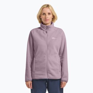 Fleece Sweatshirt Damen Jack Wolfskin Moonrise Full Zip wild blossom