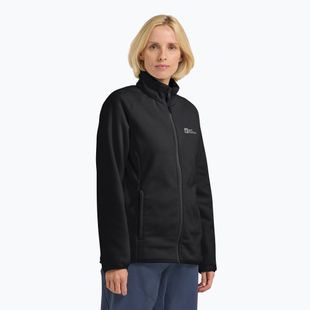 Fleece Sweatshirt Damen Jack Wolfskin Moonrise Full Zip black
