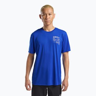 Trekking-Shirt Herren Jack Wolfskin Vonnan Graphic explore vibrant blue