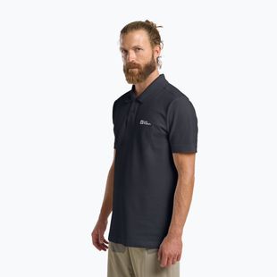 Polohemd Herren Jack Wolfskin Essential dark navy