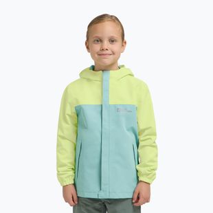 Regenjacke Kinder Jack Wolfskin Tucan soft jade