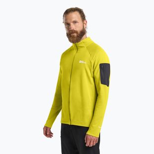 Trekking Hoodie Sweatshirt Herren Jack Wolfskin Prelight Full Zip chartreuse