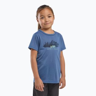 Shirt Kinder Jack Wolfskin Hiking Graphic T print evening sky