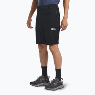 Trekking Shorts Herren Jack Wolfskin Hikeout black
