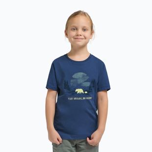 Jack Wolfskin Kinder-T-Shirt Graphic Cotton T print Abendhimmel
