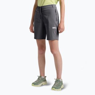 Jack Wolfskin Damen-Trekking-Shorts Hikeout schwarz