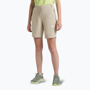 Jack Wolfskin Damen-Trekking-Shorts Hikeout stone