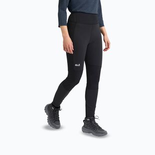 Trekking Leggings Damen Jack Wolfskin Hike With Me black
