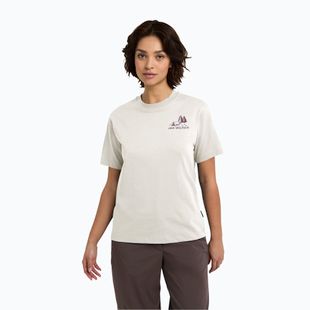 Shirt Damen Jack Wolfskin Cadena tent cotton white