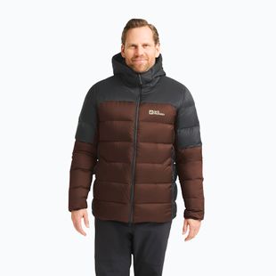Daunenjacke Herren Jack Wolfskin Nebelhorn Down Hoody hot choc