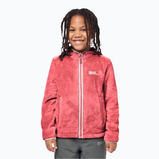 Trekking Hoodie Sweatshirt Kinder Jack Wolfskin Nepali sunset coral