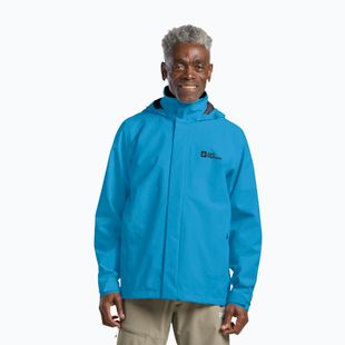 Regenjacke Herren Jack Wolfskin Trailtime 2L aurora blue