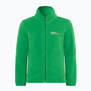 Fleece Hoodie Sweatshirt Kinder Jack Wolfskin Taunus mystic green