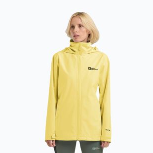 Regenjacke Damen Jack Wolfskin Trailtime 2L lemon ice
