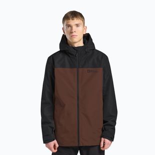 Jacke 3in1 Herren Jack Wolfskin Taubenberg 3In1 hot choc