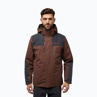 Jacke 3in1 Herren Jack Wolfskin Jasper 3In1 hot choc