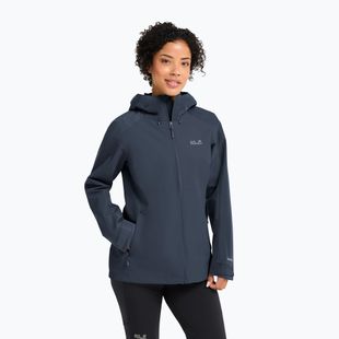 Regenjacke Damen Jack Wolfskin Wildbound 2L midnight sky