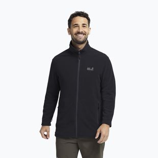 Fleecejacke für Herren Jack Wolfskin Taunus 100 Full Zip black