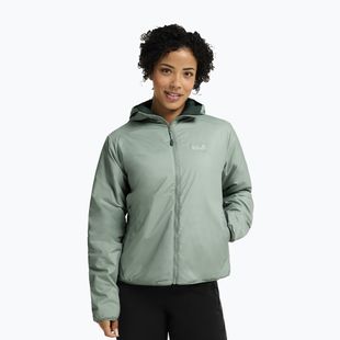 Gefütterte Damenjacke Jack Wolfskin Trail Light Ins 2IN1 green zinnia