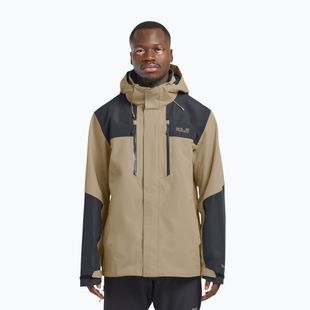 Regenjacke Herren Jack Wolfskin Jasper 2L hazel wood