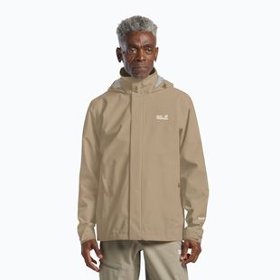 Herren-Regenjacke Jack Wolfskin Trailtime 2L hazel wood