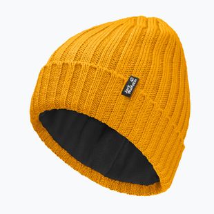 Wintermütze Jack Wolfskin Rib Knit burly yellow jw