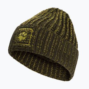 Wintermütze Jack Wolfskin Badge Beanie obsidian moss