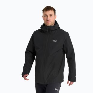 3‑in‑1 Herrenjacke Jack Wolfskin Stonetrail 3In1 black
