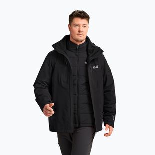 3‑in‑1 Herrenjacke Jack Wolfskin Jasper Pro 3IN1 black