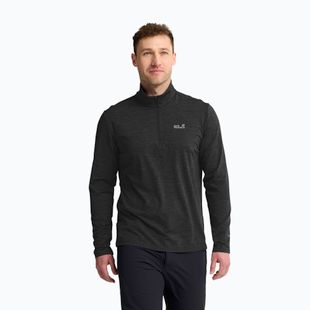 Fleecejacke für Herren Jack Wolfskin Trail Half Zip black