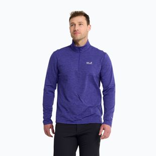 Fleecejacke für Herren Jack Wolfskin Trail Half Zip glow ink